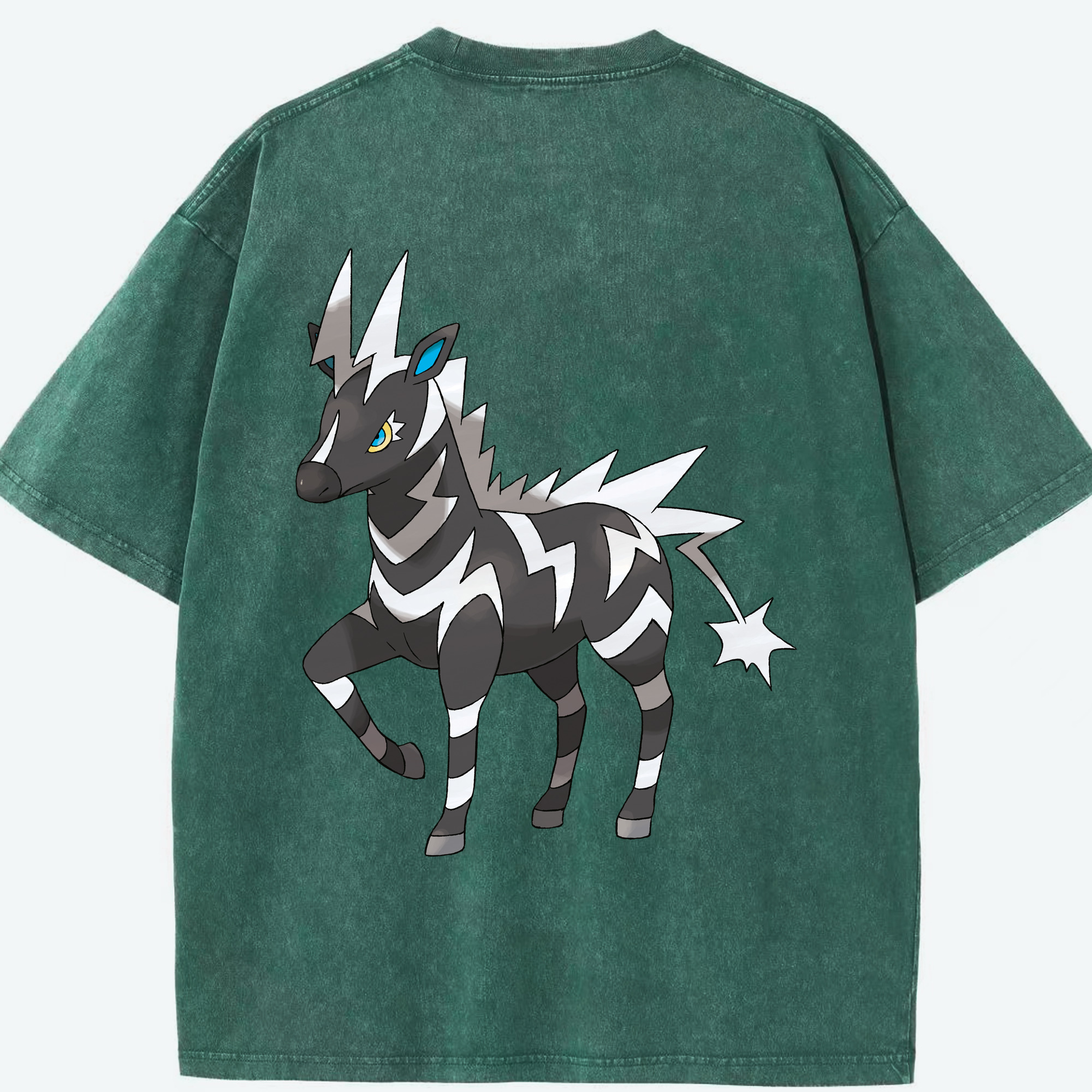 （画像用） ポケットモンスター Pokémon 綿100% ヴィンテージ風 半袖Tシャツ（背面プリント）